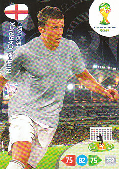 Michael Carrick England Panini 2014 World Cup #136